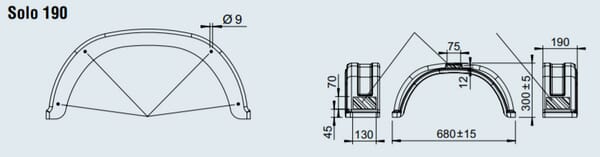 Sárhányó PVC RK 190/680 3