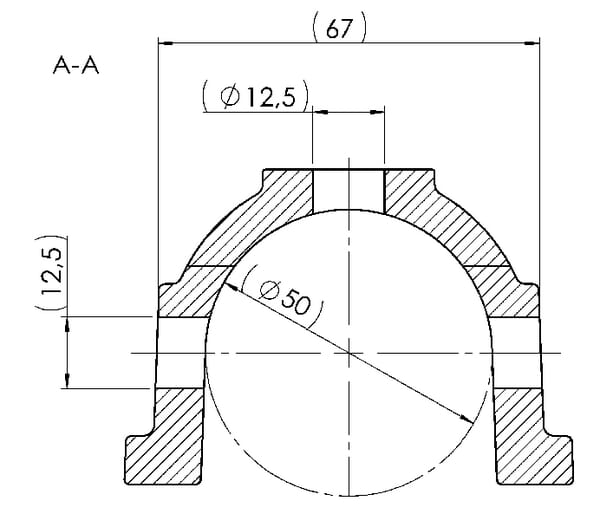 Gömbcsatlakozó 3000 kg 50/51 mm 4